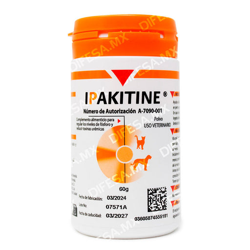 ipakitine_daño_renal_perros_gatos_difesa_vetoquinol_60g
