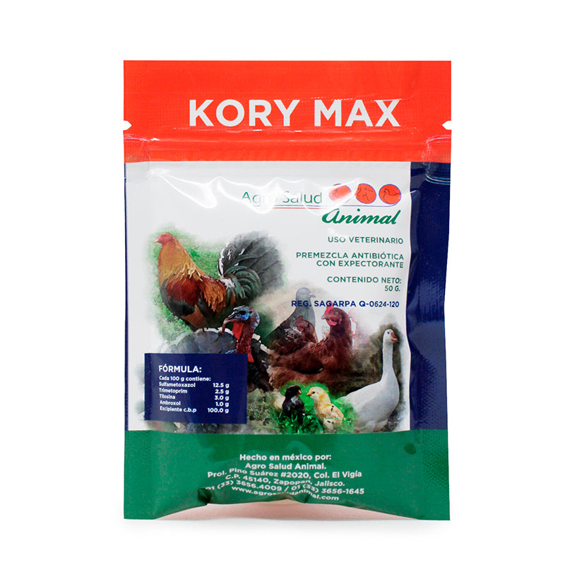 Kory Max | Premezcla Antibiótica con Expectorante | Tienda