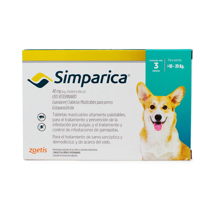 Simparica® 3 Comprimidos