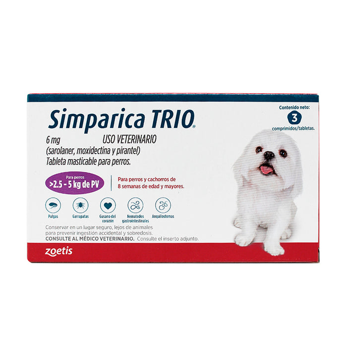 Simparica TRIO® 3 Tabletas