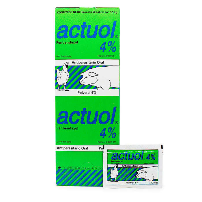 Actuol 4% 12.5 g Polvo Antiparasitario Oral Difesa