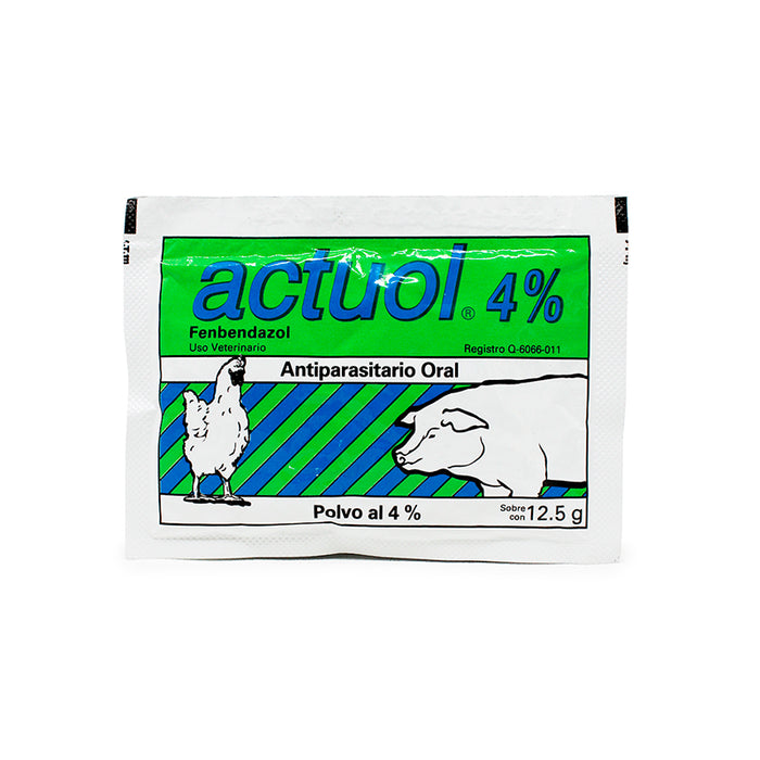 Actuol 4% 12,5 g Polvo Antiparasitario Oral Difesa
