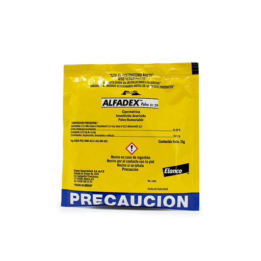 Alfadex Polvo 25 g Insecticida Acaricida Difesa