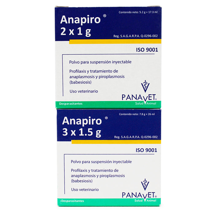 Anapiro Profilaxis y tratamiento de anaplasmosis y piroplasmosis babesiosis Difesa