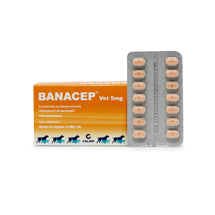 Banacep Vet 140 comprimidos Comprimido recubierto con pelicula para perros y gatos Difesa