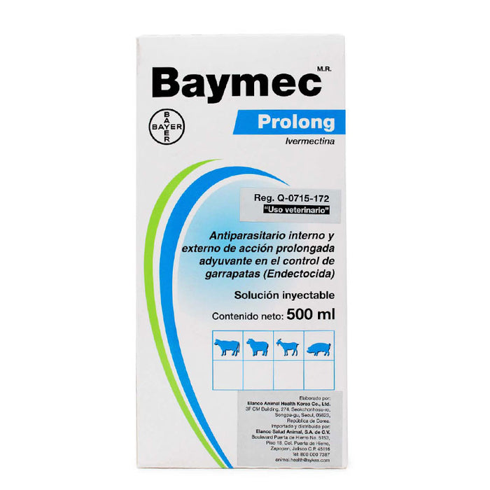 Baymec prolong antiparasitario interno y externo de acción prolongada difesa