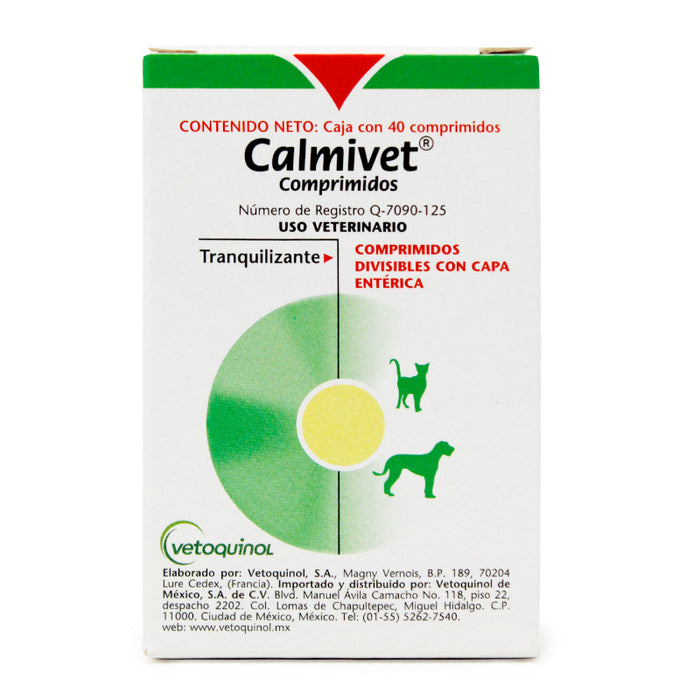 Calmivet comprimidos vetoquinol difesa