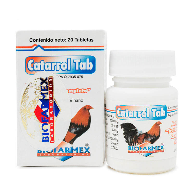 Catarrol Tab | Antigripal en tabletas para Aves | Tienda