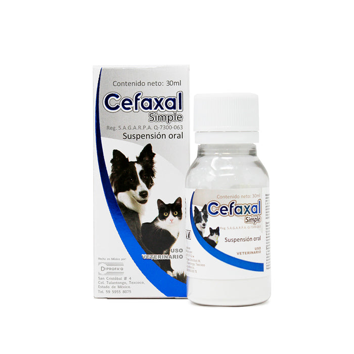 Cefaxal simple 30 ml Antimicrobiano Analgésico y Antiinflamatorio Difesa