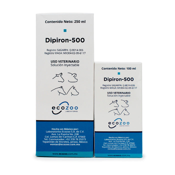 Dipiron-500 Analgésico, antipirético y antiespasmodico no narcótico de efecto rápido Difesa