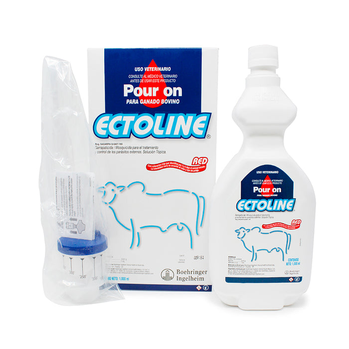 Ectoline Pour On 1000 ml Insecticida y Acaricida Difesa