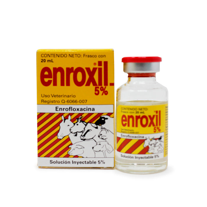 Enrroxil 5% 20 ml Antibiótico de amplio espectro Difesa 