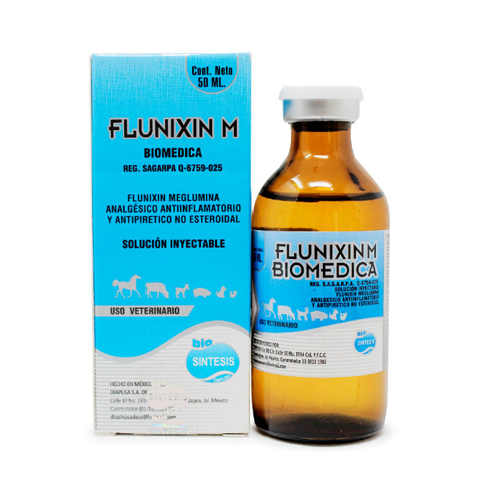 Flunixin M 50 ml Analgésico, Antipirético y Antiinflamatorio efecto prolongado sin esteroides Difesa