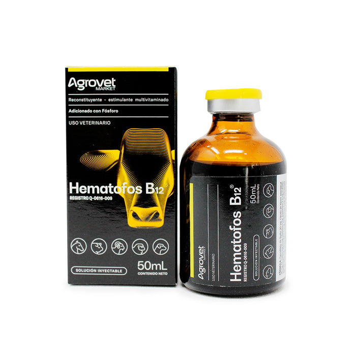 Hematofos B12 50 ml Multi-reconstituyente adicionado con fósforo Difesa