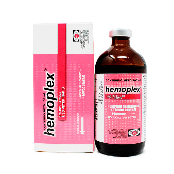 Hemoplex 100 ml Complejo Hematínico y Tónico General Difesa Andoci