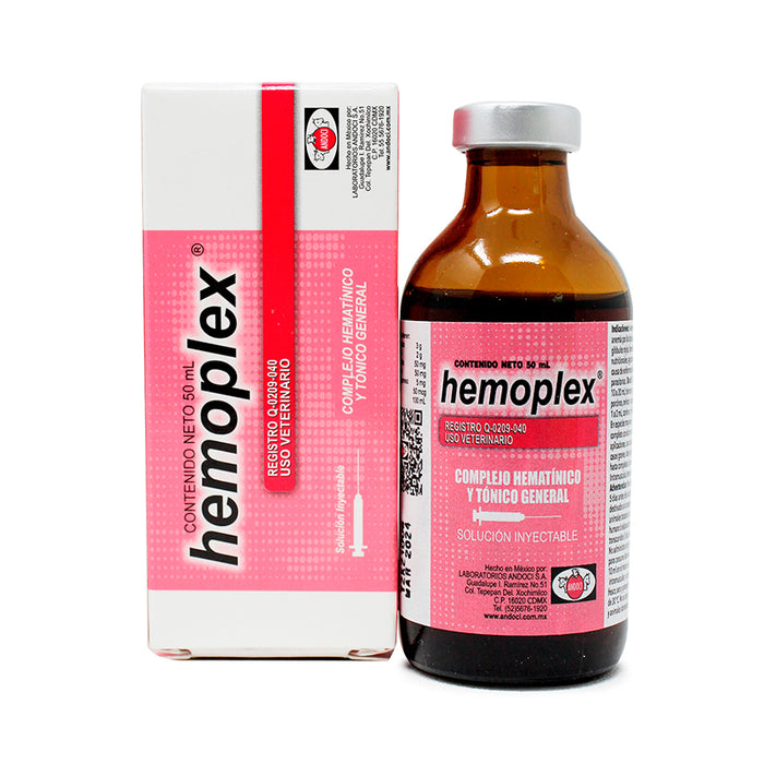 Hemoplex 50 ml Complejo Hematínico y Tónico General Difesa Andoci