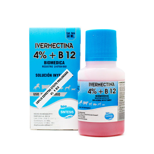 Ivermectina 4% B12 50 ml Antiparasitario Difesa