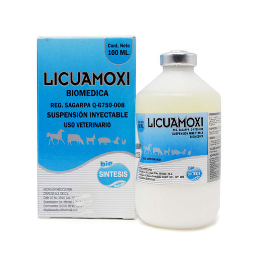 Licuamoxi 100 ml Solución inyectable Difesa