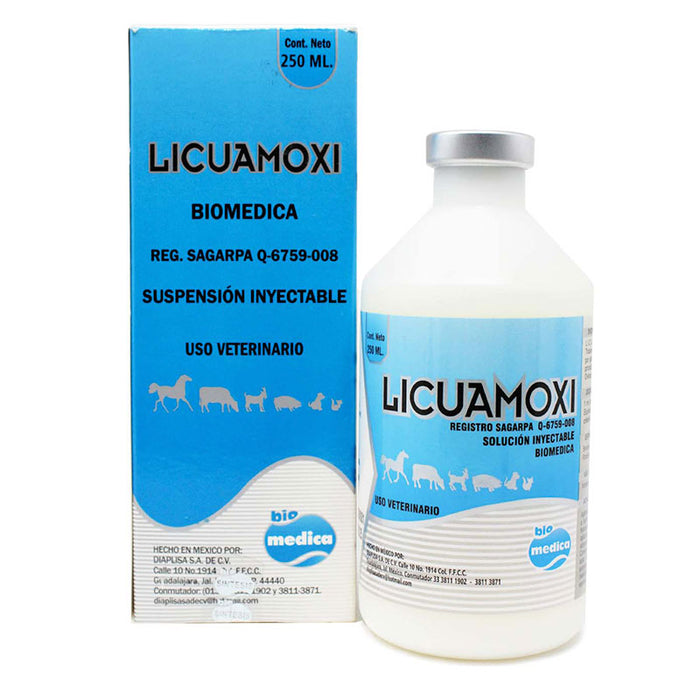 Licuamoxi 250 ml Solución inyectable Difesa