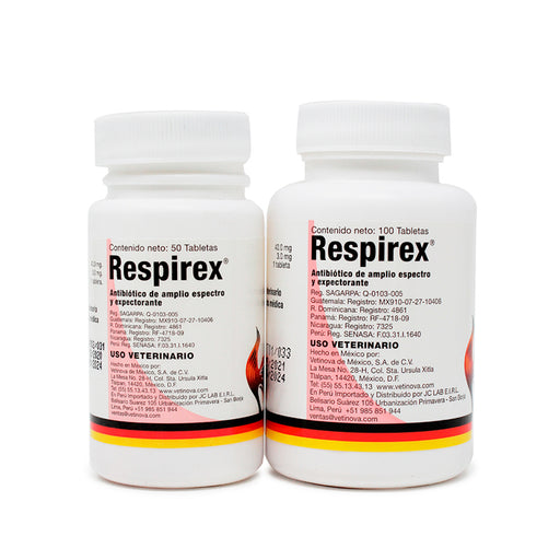 Respirex Tabletas Antibiótico Difesa