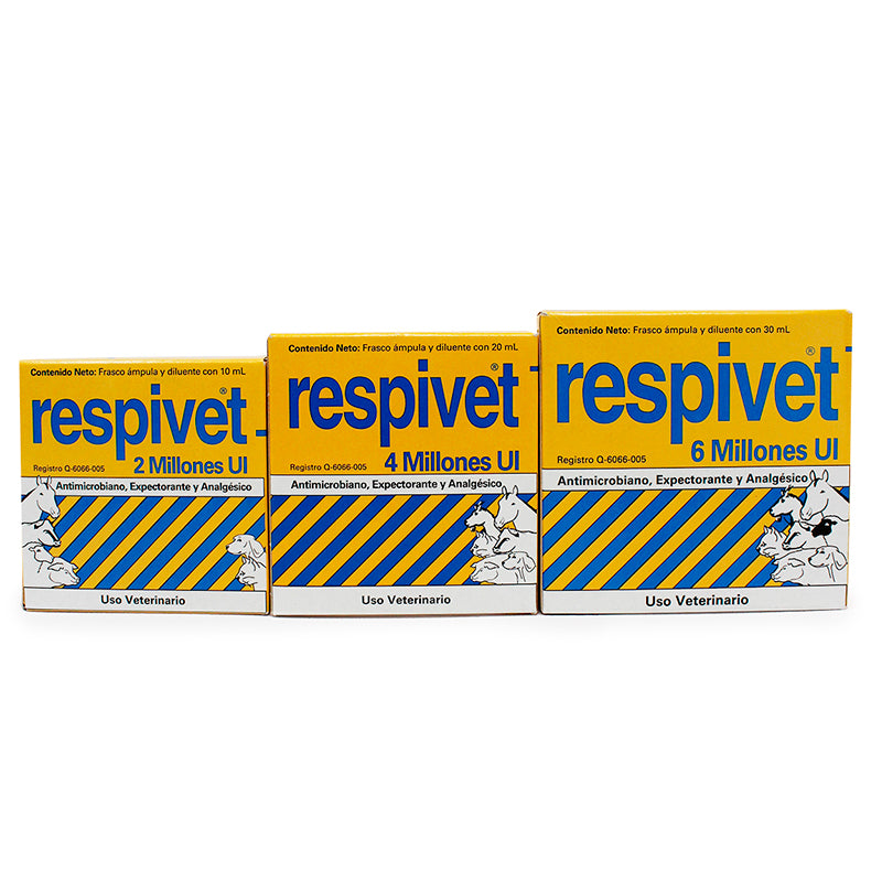 Respivet® | Antibacteriano, analgésico y expectorante | Tienda