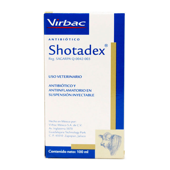 Shotadex antibiotico y antiinflamatorio virbac