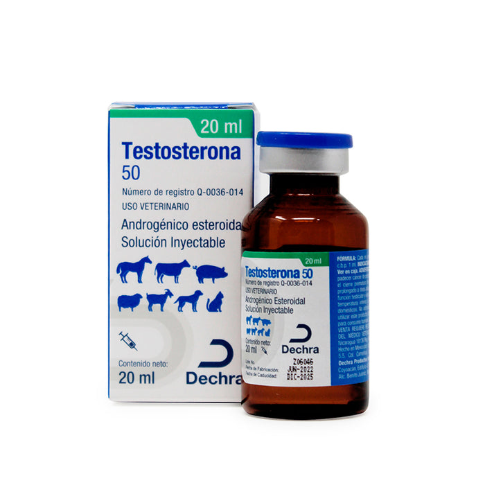 Testosterona 50 20 ml Androgénico esteroidal Difesa