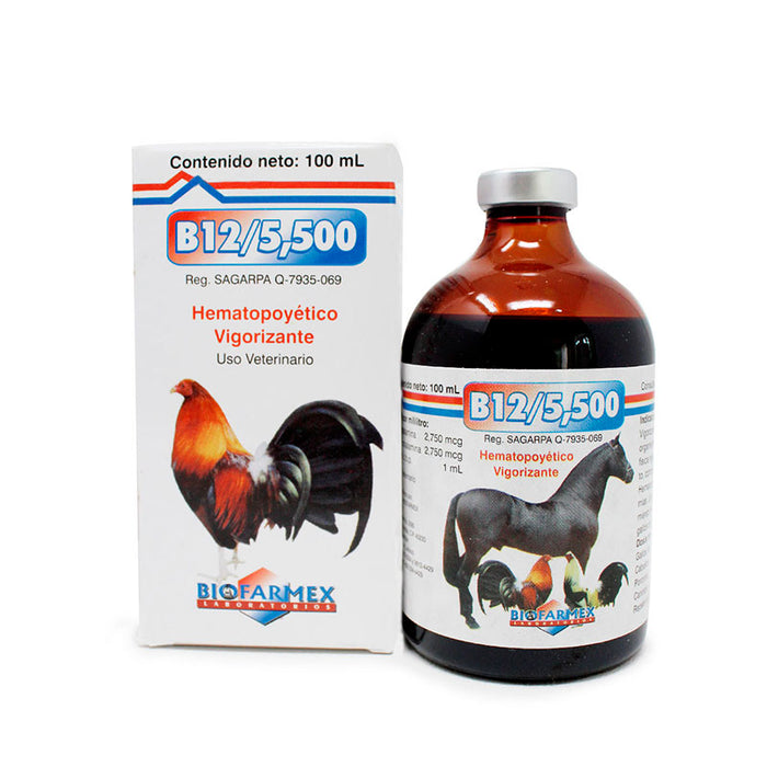 Vitamina B12/5.500 100 ml Reconstituyente Hematopoyético Vigorizante Difesa