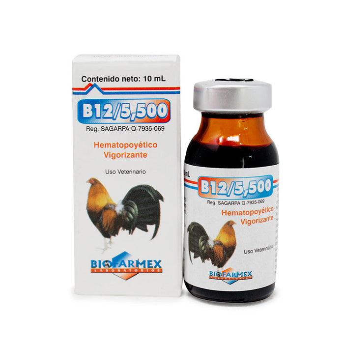 Vitamina B12/5.500 10 ml Reconstituyente Hematopoyético Vigorizante Difesa