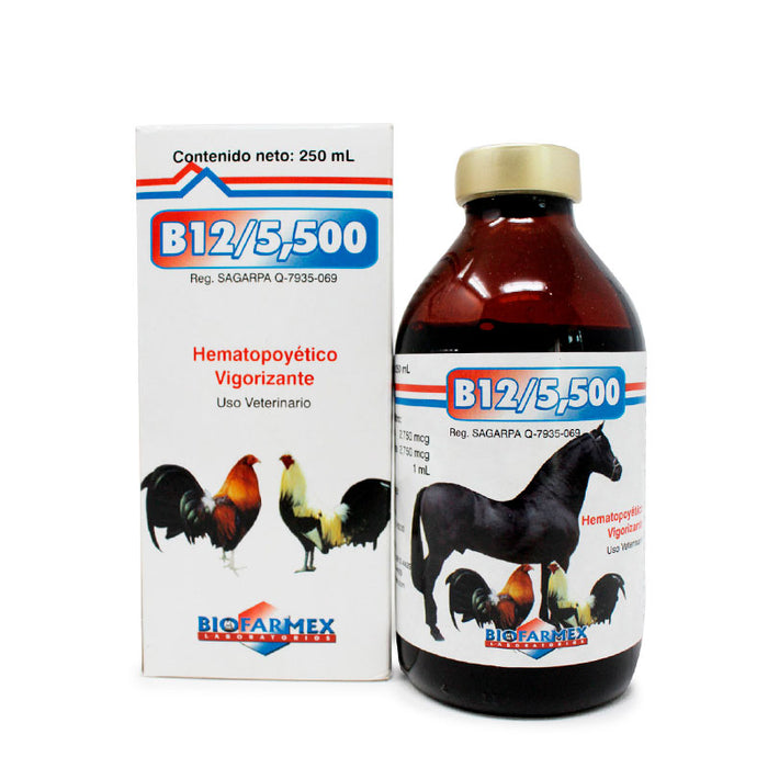 Vitamina B12/5.500 250 ml Reconstituyente Hematopoyético Vigorizante Difesa