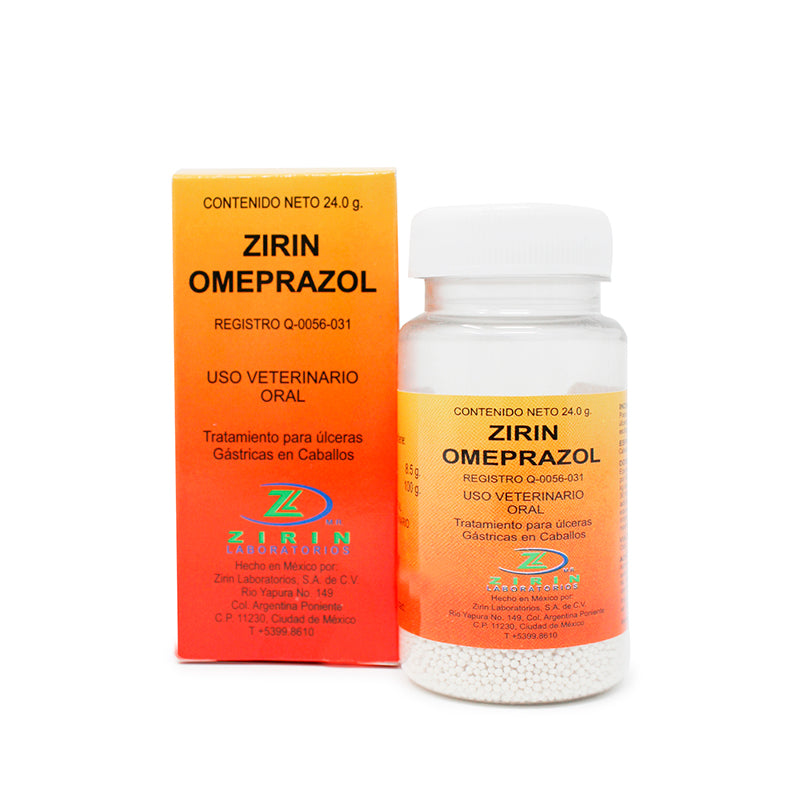 Zirin Omeprazol 24 g Tratamiento para ulceras Gástricas en Caballos Difesa