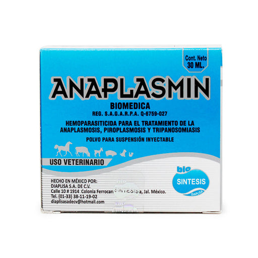 Anaplasmin anaplasma hemoparasiticida piroplasmosis y tripanosimiasis