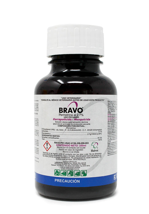 Bravo® Permetrina 2.7% Pour On | Mosquicida y Garrapaticida |