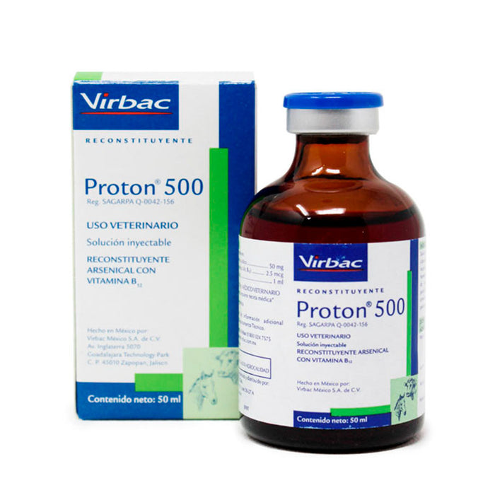 Proton 500® | Reconstituyente Arsenical con Vitamina B12 | Virbac | Tienda