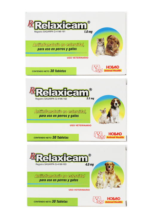 Relaxicam antiinflamatorio para perros y gatos