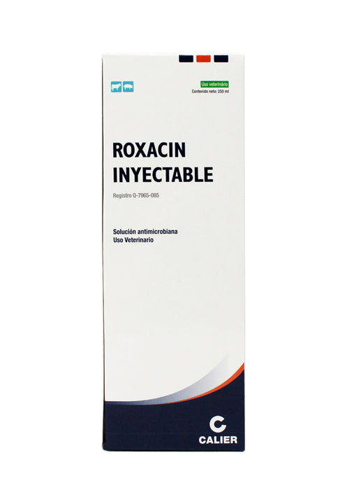 Roxacin inyectable antimicrobiano