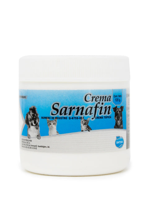 Crema Sarnafin Sarna perros gatos