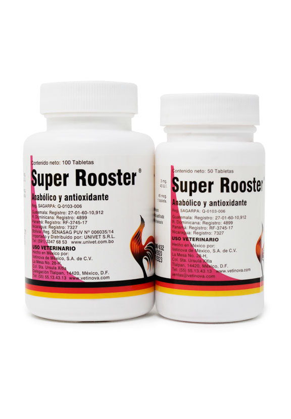 Super rooster anabolico y antioxidantes 50 tabletas